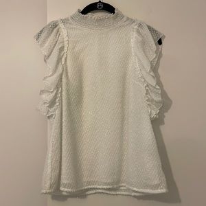 Endless Rose white high-neck blouse size S
